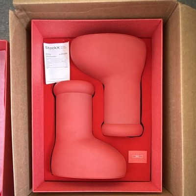 MSCHF Big Red Boots, US Shoe Size 9 w box and receipt