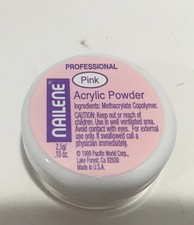 (6 PACK) Nailene Professional Pink Acrylic Powder .10 oz Nail Care