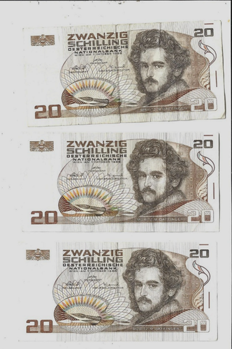 Austria💥7x20 .. 1x50 ... 5x100 ...Totale: 13 banconote/690 scellini 💥Lotto #5584 - Foto 7 di 8