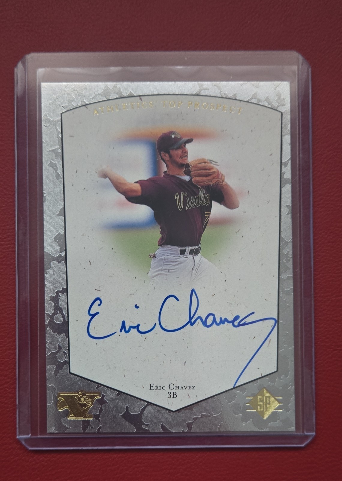 1998 SP Top Prospects - Autographs Eric Chavez #EC (AU)