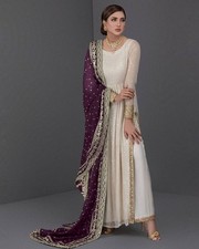 LATEST DESIGNER HEAVY FAUX GEORGETTE PALAZZO SUIT WITH DUPATTA FOR PARTY