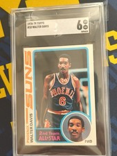 WALTER DAVIS 1978-79 TOPPS SGC 6 ROOKIE #10