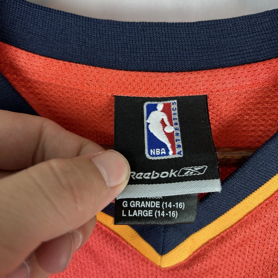 Camiseta De Colección Y2K Reebok Golden State Warriors Juvenil Grande NBA Baloncesto Foto 2 de 4