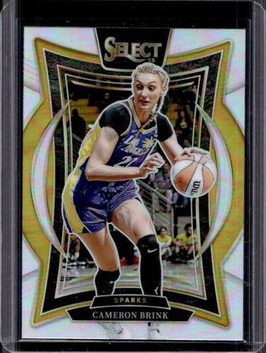 2025 Panini WNBA Select Cameron Brink Concourse Silver Prizm RC #9 Sparks