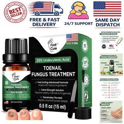 Extra Strength Toenail Fungus Treatment with Tea Tree & Oregano Oils - 0.5 Fl Oz