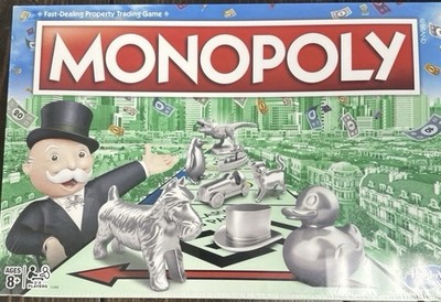 Hasbro Original Monopoly Game Classic Edition Family Board Game 2 to 6 Players