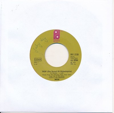 TSOP / Touch Me In The Morning - MFSB - LC Single 7'' Vinyl 296/05