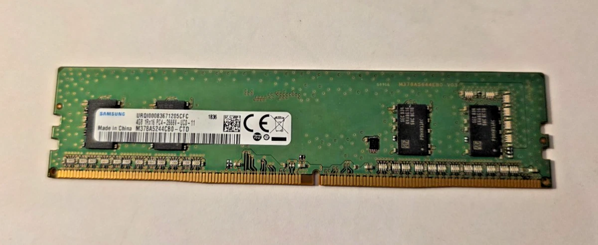 Samsung DDR4 SDRAM 4 GB Capacity per Module Memory (RAM) for sale