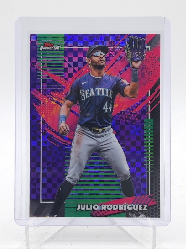 JULIO RODRIGUEZ 2026 TOPPS FINEST RARE PURPLE X-FRACTOR /75 #219 Q6230