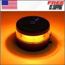Wireless Magnetic Beacon LED Strobe Light Mini Flashing Emergency Safety Warning