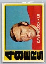 (VG) Dave Wilcox 69 1972 Topps San Francisco 49ers Card