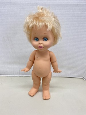 Vintage 1990 Galoob Baby Face #7 SO INNOCENT CYNTHIA 14  Doll Blonde