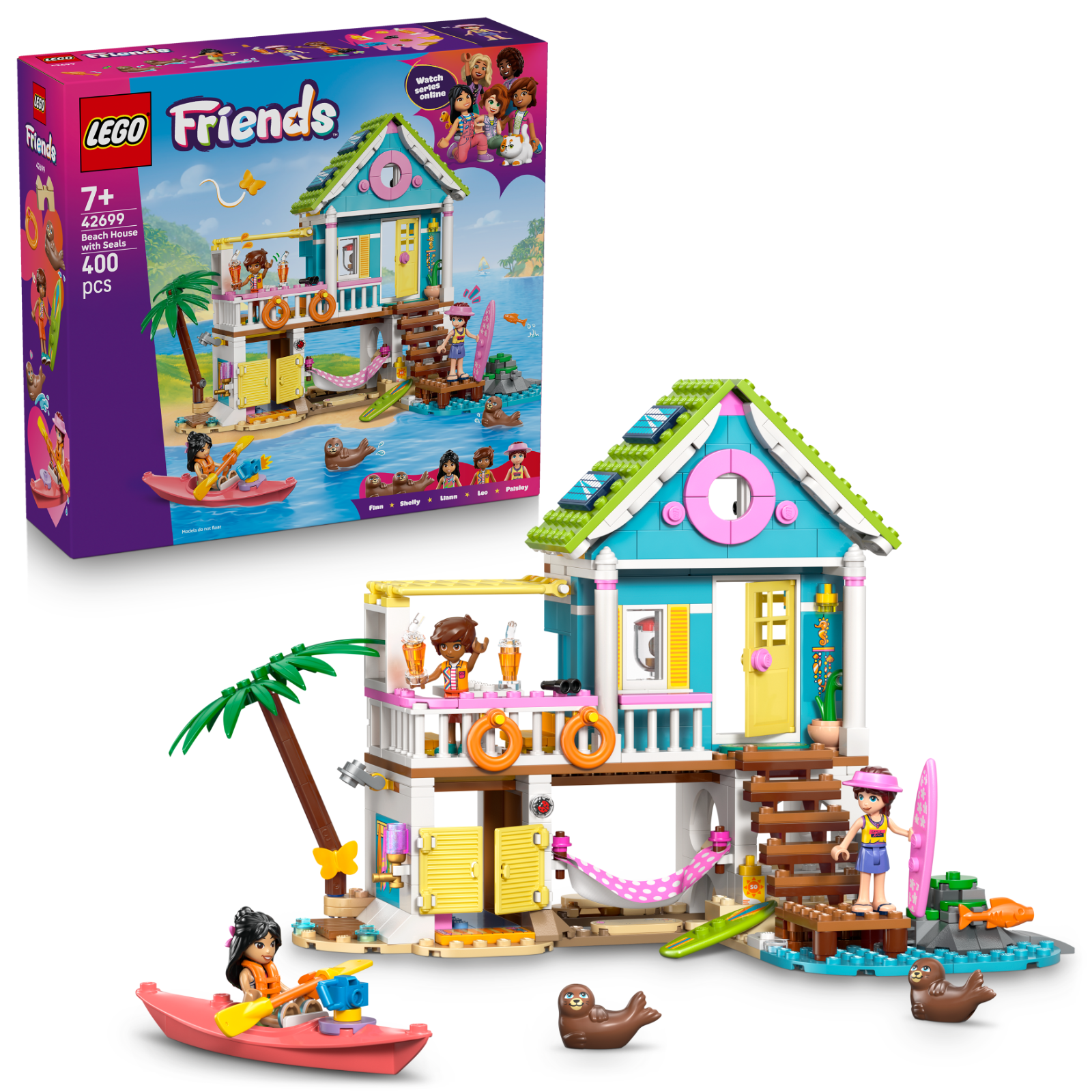 Lego Unisex Baby Mehrfarbig Lego® Friends 42699 Strandhaus Mit Robben - Image 18