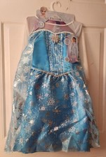 Disney Frozen Elsa Singing Dress Size 4-6 Lights Up And Sings