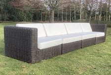 Stunning Gloster Large Rattan Outdoor Garden Modular Sofa Set