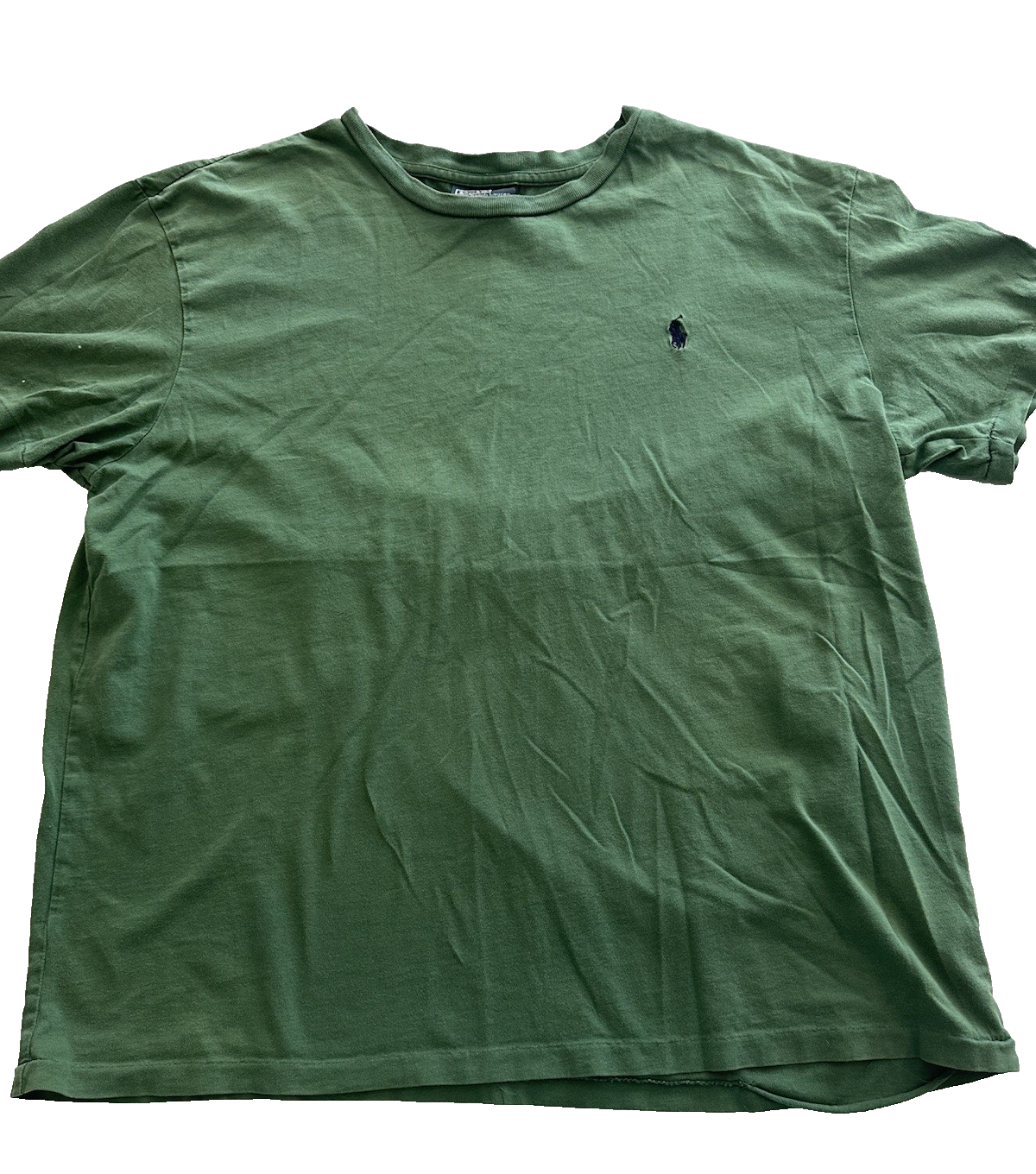 Polo Ralph Lauren t shirt verde taglia L 100% cotone pony preppy estate outdoor