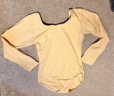 Girls 10/12 - Tan / Beige Leotard for Costume Ballet Dance