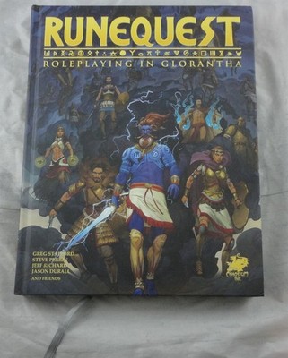 Runequest: Roleplaying in Glorantha Core Rulebook (Hardcover) CHA4028-H RPG