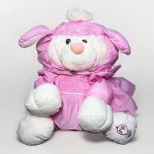 Vintage Fisher Price Puffalump Pink Lamb Sheep Dress 1986 Plush 8005