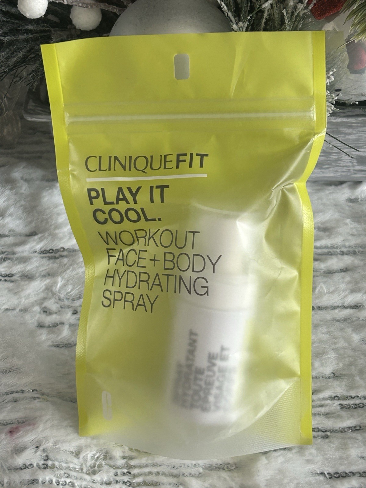 Clinique Fit Workout Face Body Hydrating Spray 1 oz / 30 ml Travel Sz BNIP