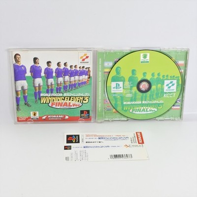PS1 WORLD SOCCER JIKKYO WINNING ELEVEN 3 Final PES Spine * Playstation JP 077 p1