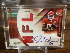 Jonathan Baldwin Rookie Autographed Triple Patch Football Card. 284/299. rookie card picture