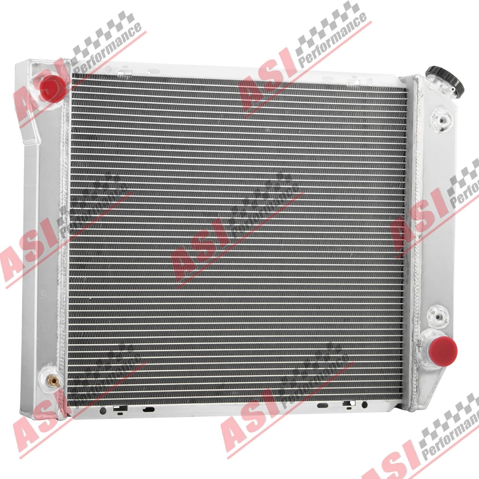 4 Row Radiator For 1980-1984 1982 Ford Bronco F-150 F-250 F-350 1980-1983 F-100 Foto 3 de 4