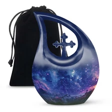 Cosmic Blossom Urns For Adult Female Funeral Urns For Ashes Adult Funeral Urn