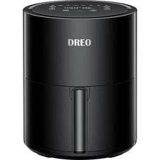 Dreo Air Fryer - 100 to 450 degrees Fahrenheit, 4 Quart Hot Oven Cooker, Black