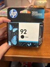 HP 92 Black Ink Cartridge C9362WN Black Genuine