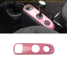 For Benz Smart Fortwo 2009-2015 Sakura Pink Center Console Gear Shift Panel Trim