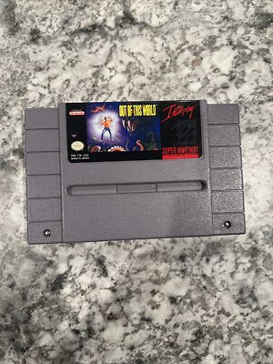Out Of This World (Super Nintendo SNES) Tested/Authentic  Cartridge Only 