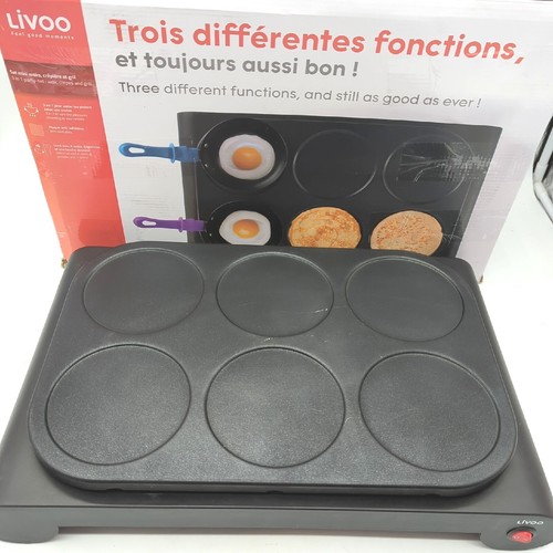 Domoclip DOM200 Crepes Maker Set 6 Mini Elektrisches Wok-Set Kochspaß