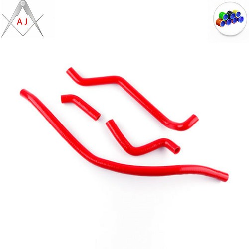 Red For Kawasaki KFX700 KFX 700 V Force 2004-2009 Silicone Radiator Hoses Kit - Bild 1 von 7