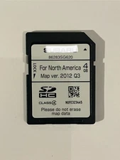 2014 2015 Forester Genuine Navigation GPS Map Data Sd Card. Part # 86283SG620