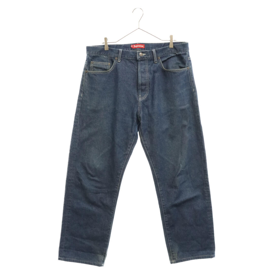 SUPREME 21SS Washed Regular Jeans Denim Pants Blue Used | eBay 