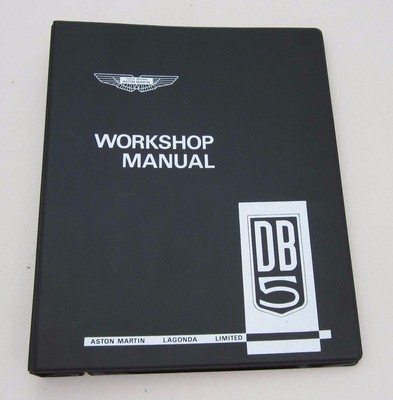 Aston MartinアストンマーティンDB5 workshop manual Aston Martin DB5 Workshop Manual | eBay