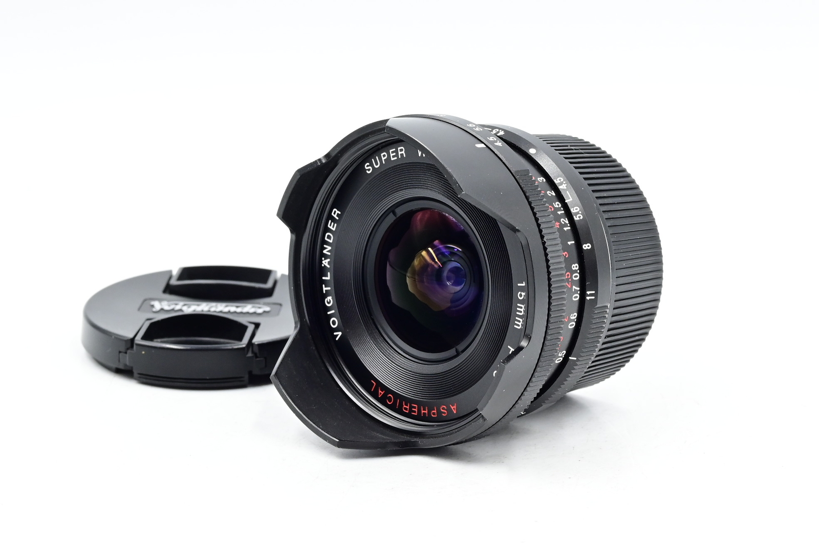 Voigtlander 15mm f4.5 Super Wide-Heliar Aspherical II Lens Leica M #081