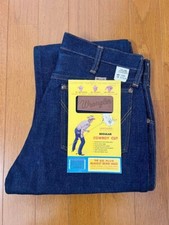 1960s Wrangler 13MWZ 14oz Plus Denim Jeans, Deadstock, W32 L29, Made in USA