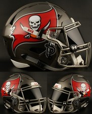 TAMPA BAY BUCCANEERS NFL Riddell SPEEDFLEX Authentic Gameday Football Helmet