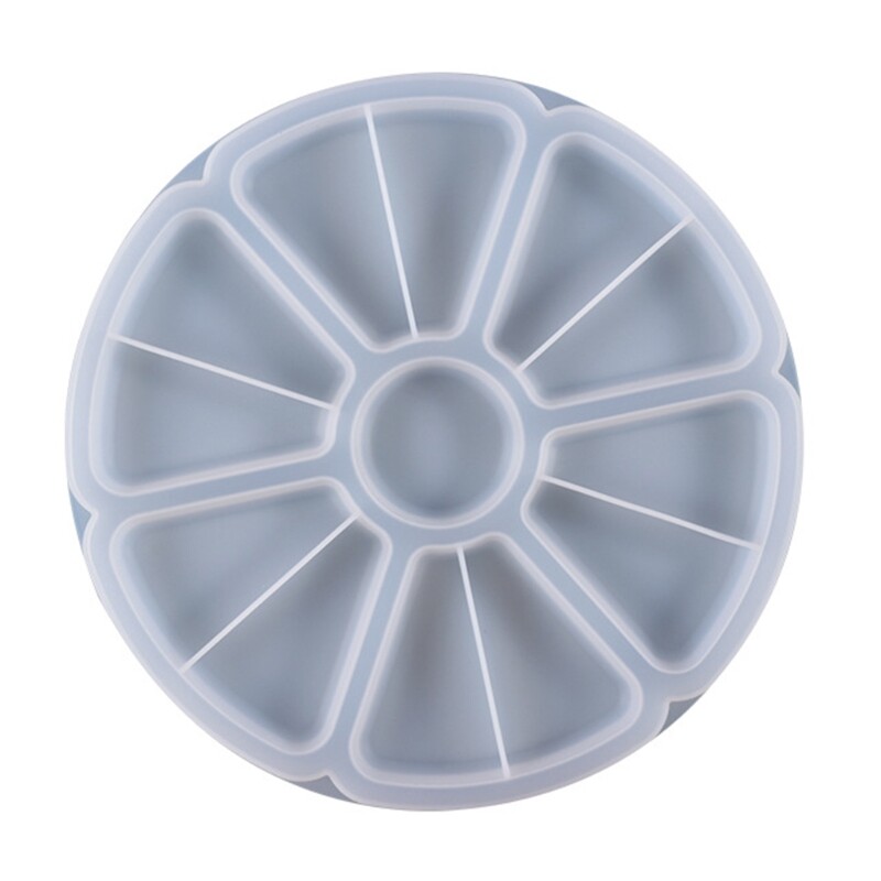 DIY Silicone Resin Mold for Coasters, Nut Trays, and Snack Organizers  