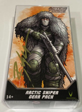 VALAVERSE ACTION FORCE ARCTIC SNIPER GEAR PACK & PROTECT CASE SIGNED BOBBY VALA