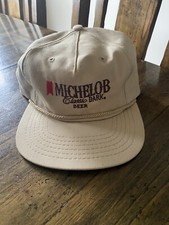 Michelob Dark Hat Strapback Vintage Embroidered EXC