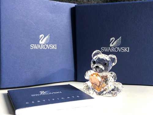 SWAROVSKI KRIS BEAR - 2007 FROM THE HEART 833420 COMPLETE WITH BOX & CERT