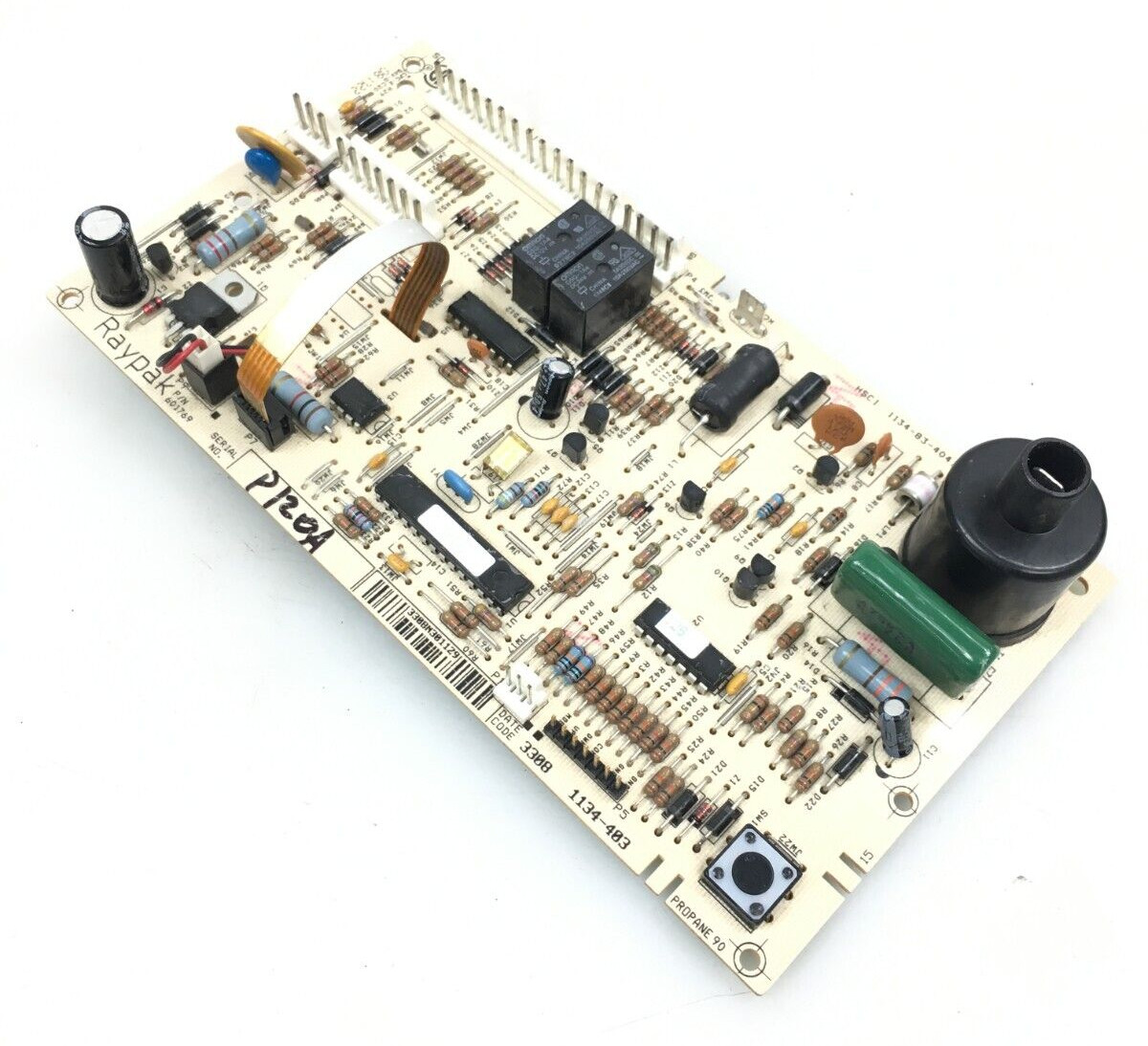 Raypak 601769 1134-403 Calentador de Piscina/Spa Pantalla Reformado #P120A