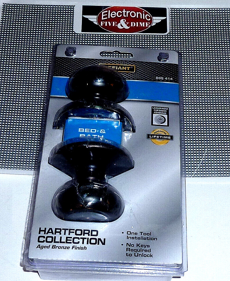 Defiant Hartford Collection Bed and Bath Doorknob 885 414 New