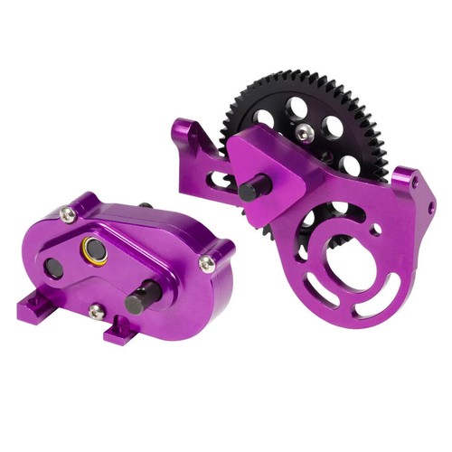 LCG Gearbox Front Motor Transfer Case For 1/10 RC SCX10 I II 90046 Capra TRX4 - Picture 5 of 24