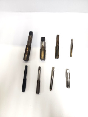 THREADING TAP ASSORTED LOT OF 8 SEE DESCRIPTION FOR LIST