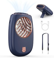 Portable Neck Fan Handheld Mini Fan Electric Bladeless Fan 2000mAh Battery Opera