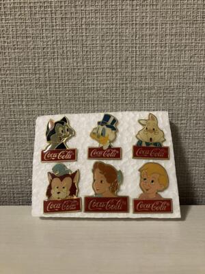 Vintage Disney World 15 Year Anniversary Pin Set Coca Cola Japan